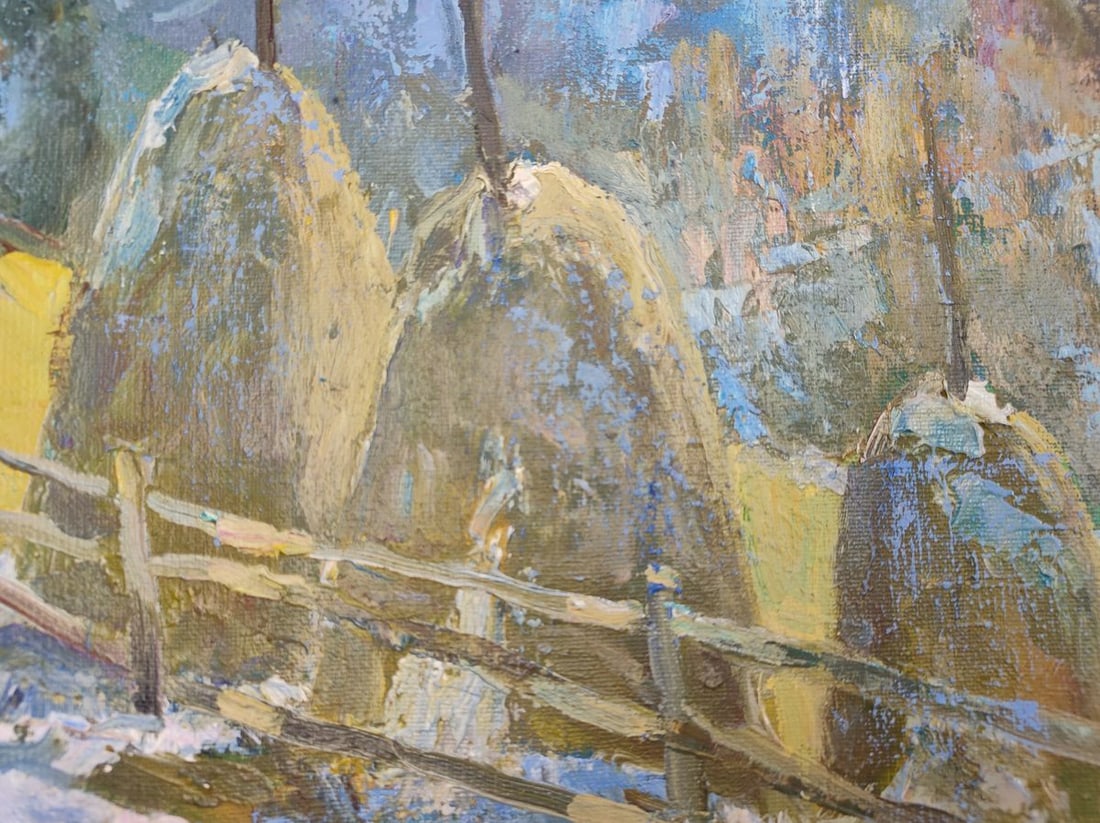 Oil painting spring in the Carpathians Mishurovsky V. V. - 4