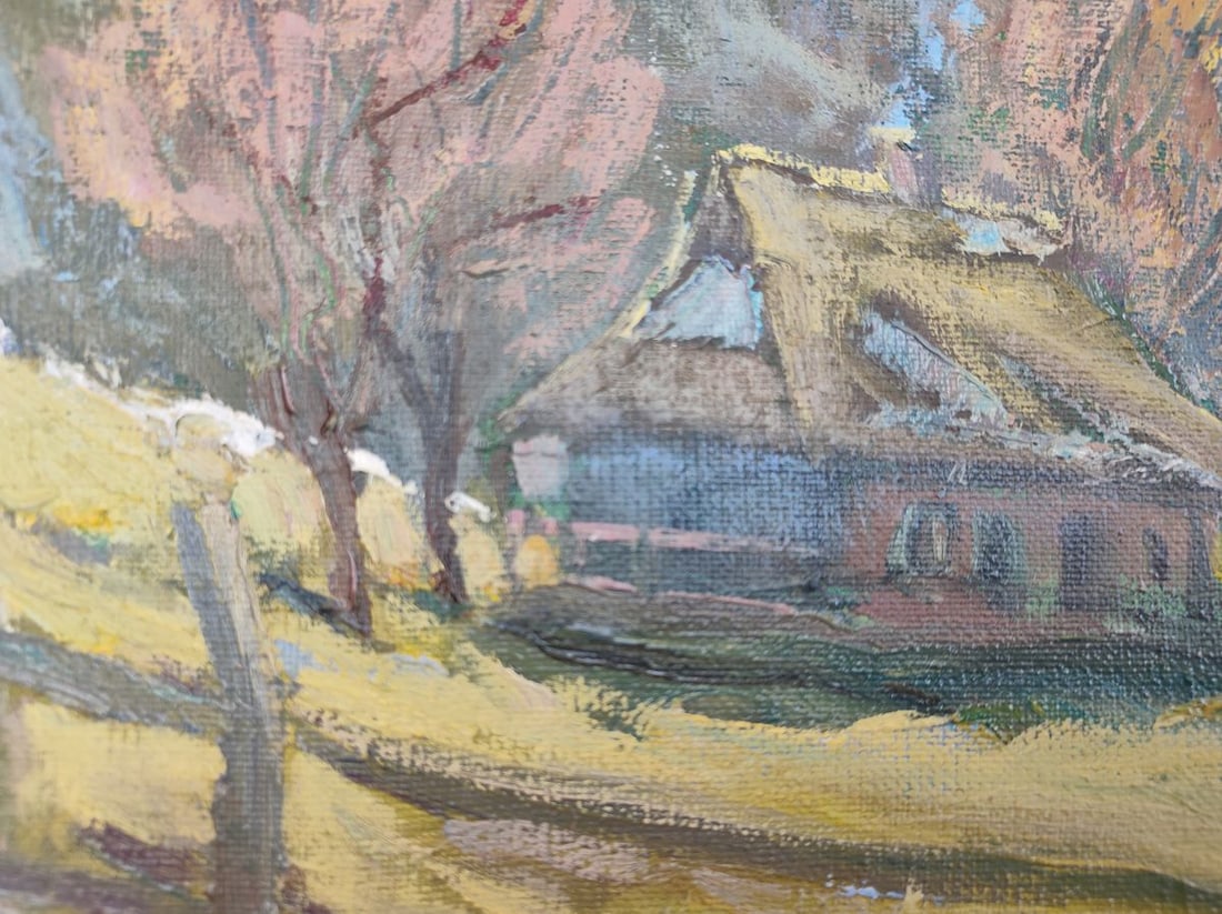 Oil painting spring in the Carpathians Mishurovsky V. V. - 5