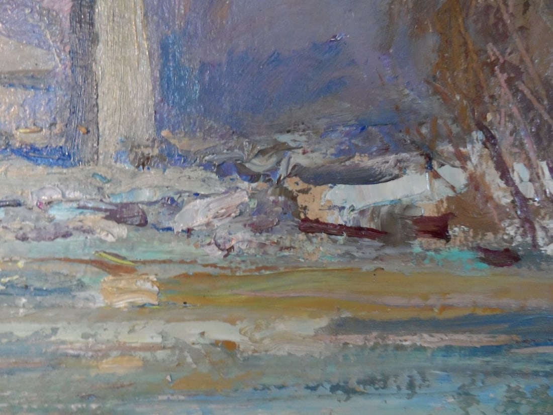 Oil painting Bridge in mountains Mishurovsky V. V. - 7