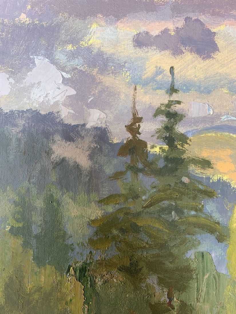 Oil painting In the Carpathians Batrakov Vladimir Grigorievich - 4