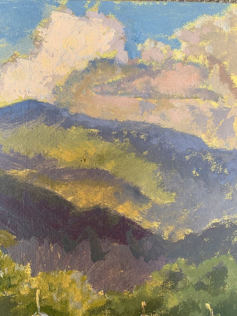 Oil painting In the Carpathians Batrakov Vladimir Grigorievich - 9