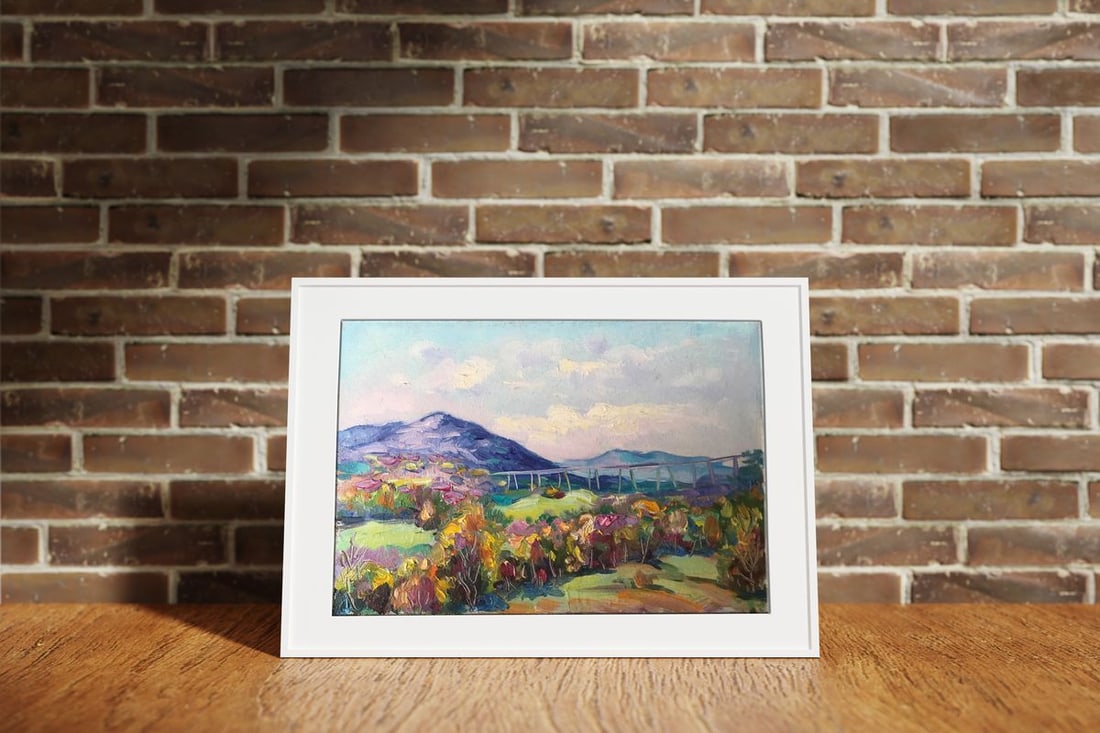 Oil painting Landscapes of Donbass Kuzeminsky Nikolay Borisovich - 3