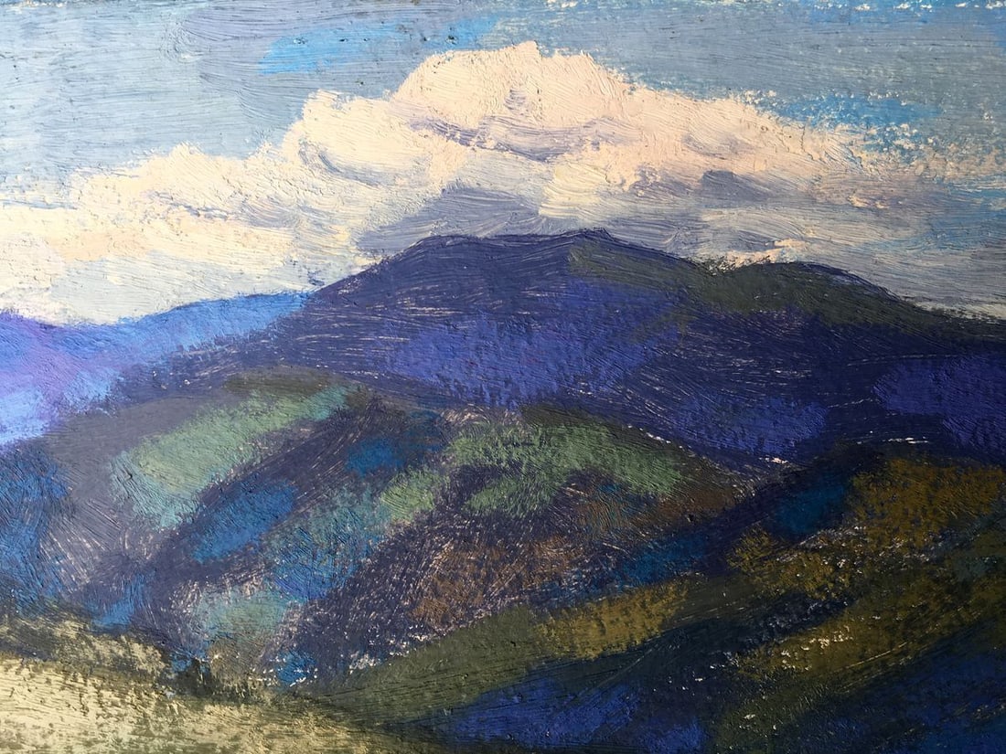 Oil painting Somewhere in the Carpathians Batrakov Vladimir Grigorievich - 10