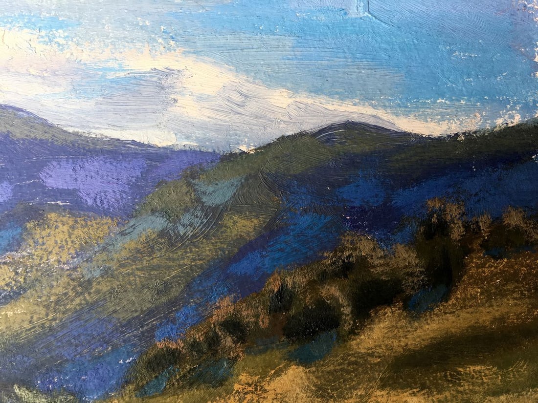 Oil painting Somewhere in the Carpathians Batrakov Vladimir Grigorievich - 12