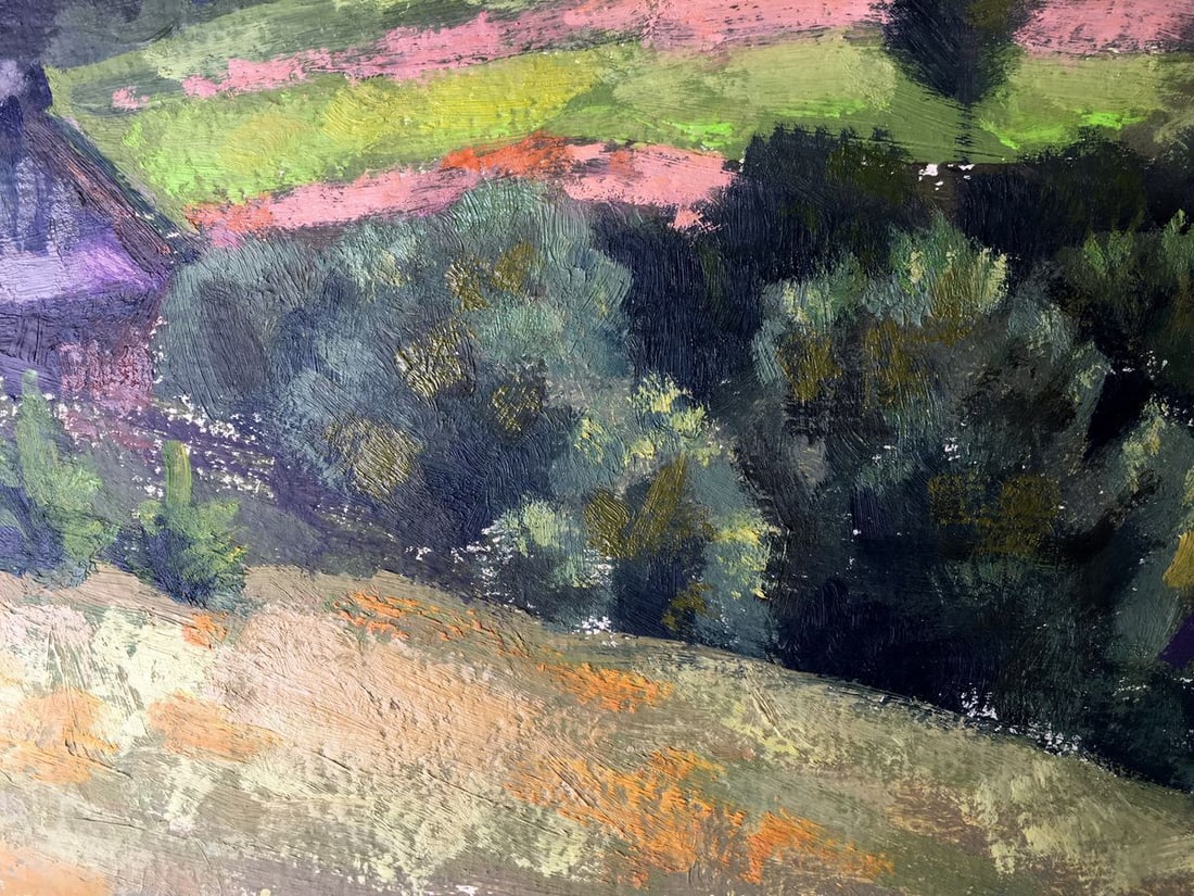 Oil painting Somewhere in the Carpathians Batrakov Vladimir Grigorievich - 5