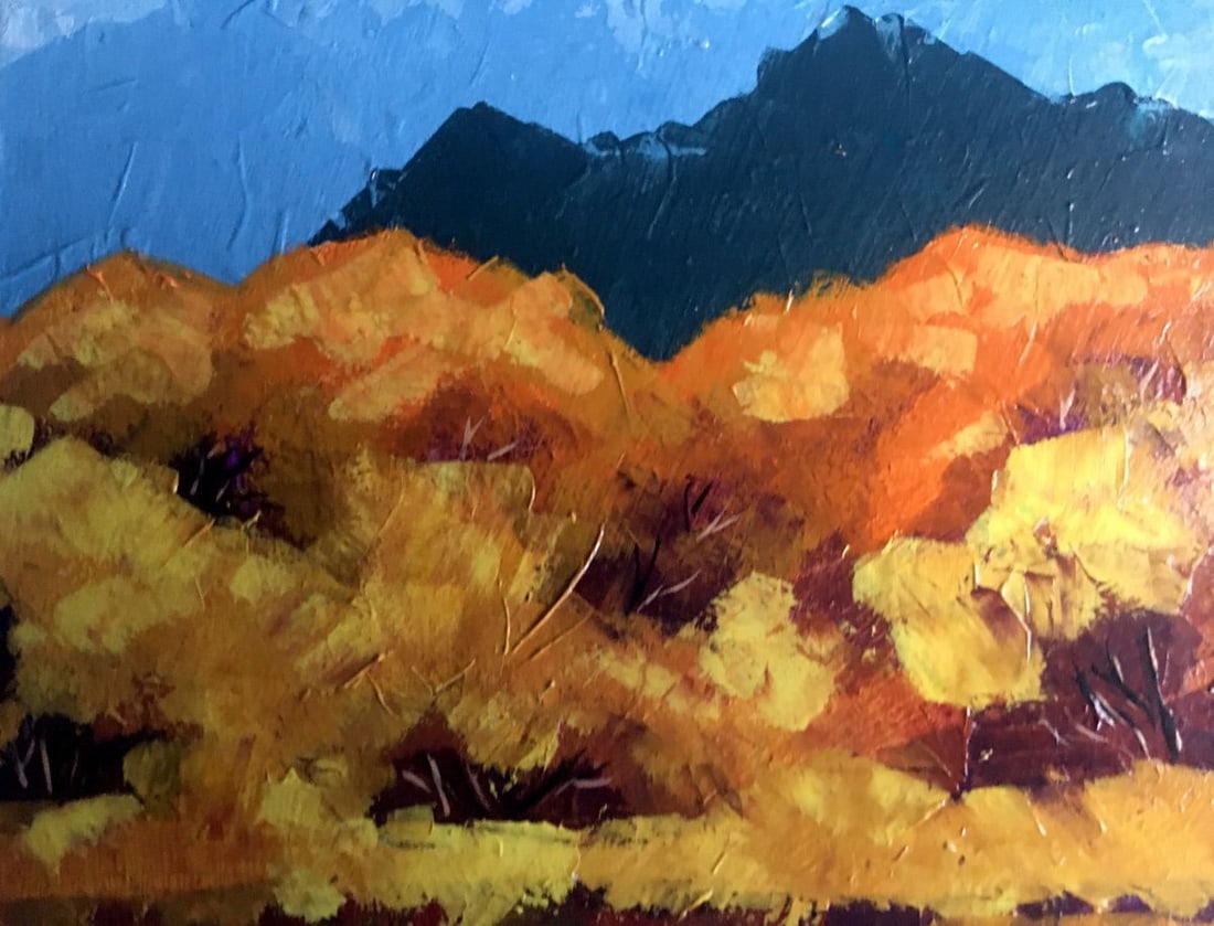 Oil painting Autumn mountains Zadorozhnya V. V. - 10