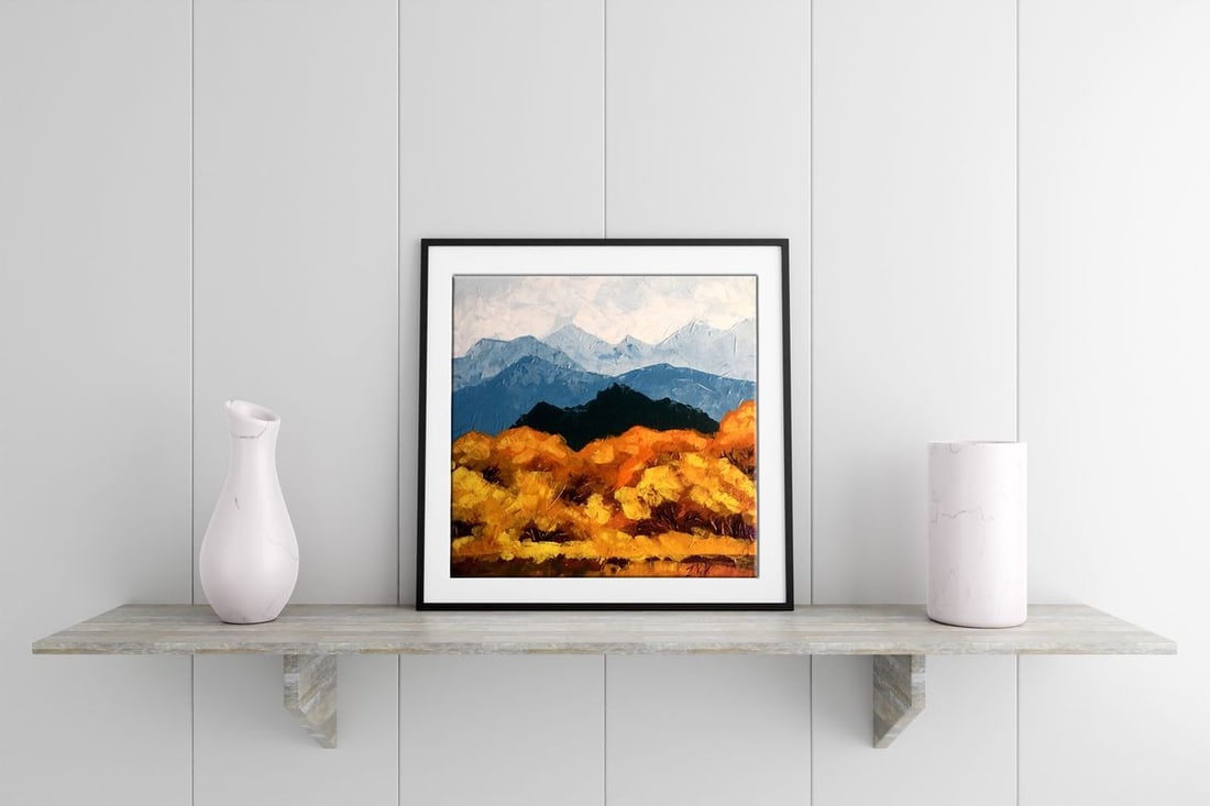 Oil painting Autumn mountains Zadorozhnya V. V. - 2