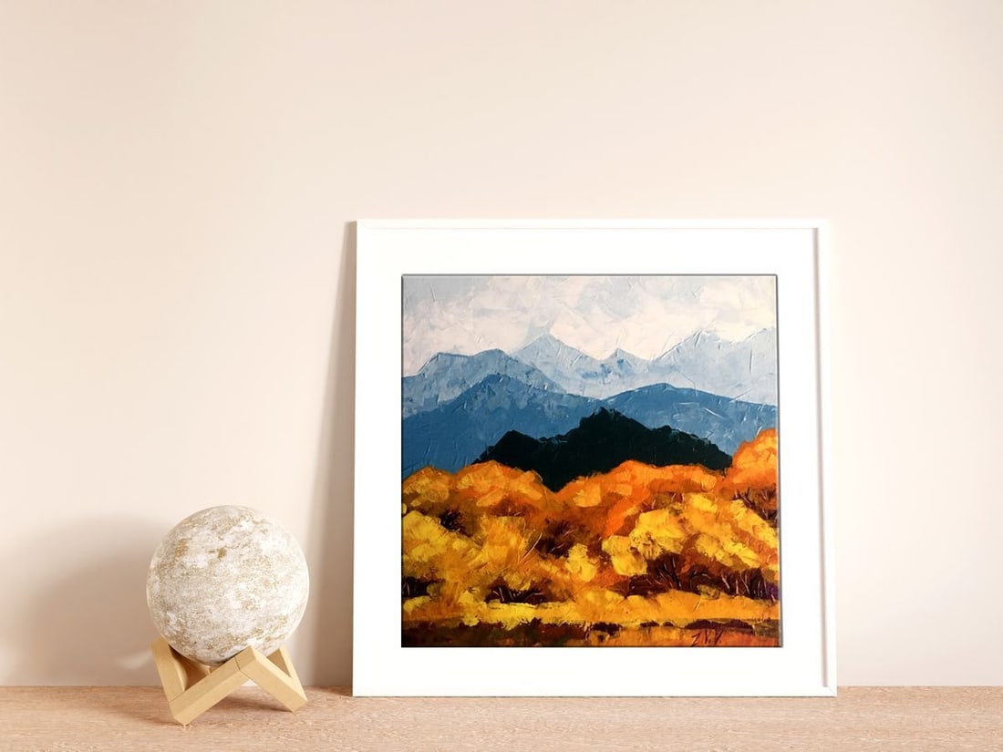 Oil painting Autumn mountains Zadorozhnya V. V. - 3