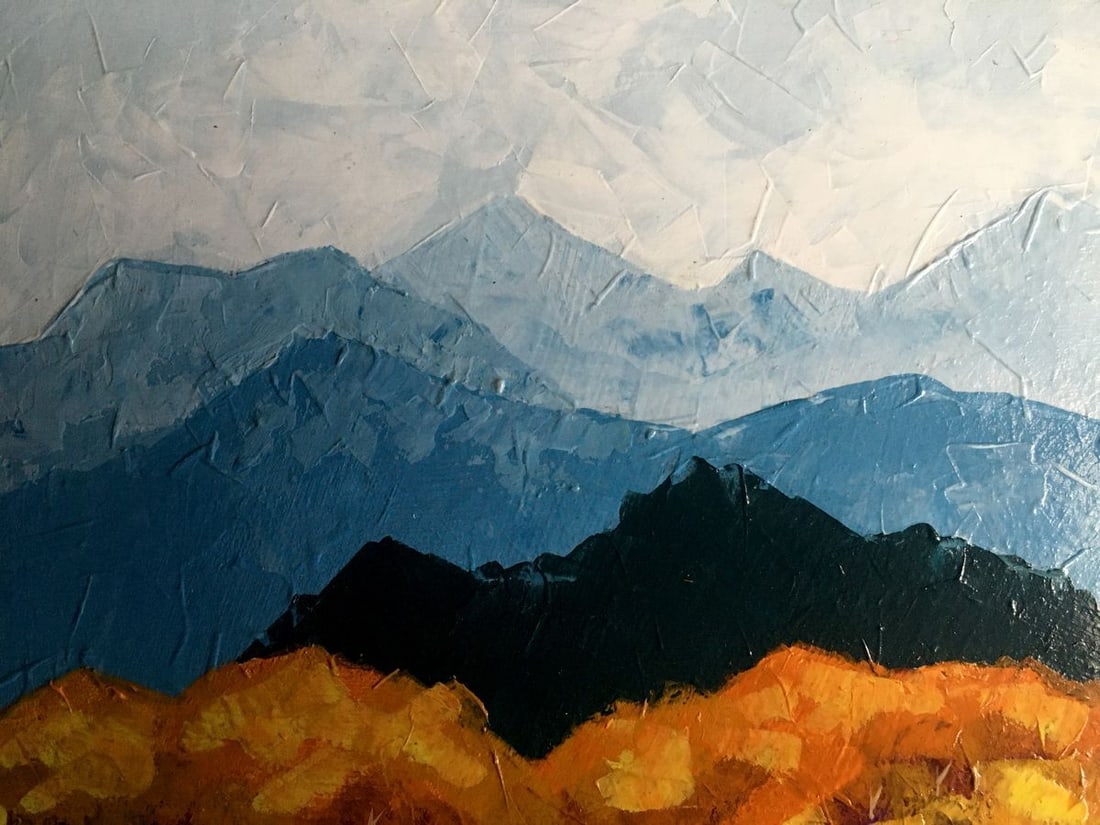 Oil painting Autumn mountains Zadorozhnya V. V. - 6