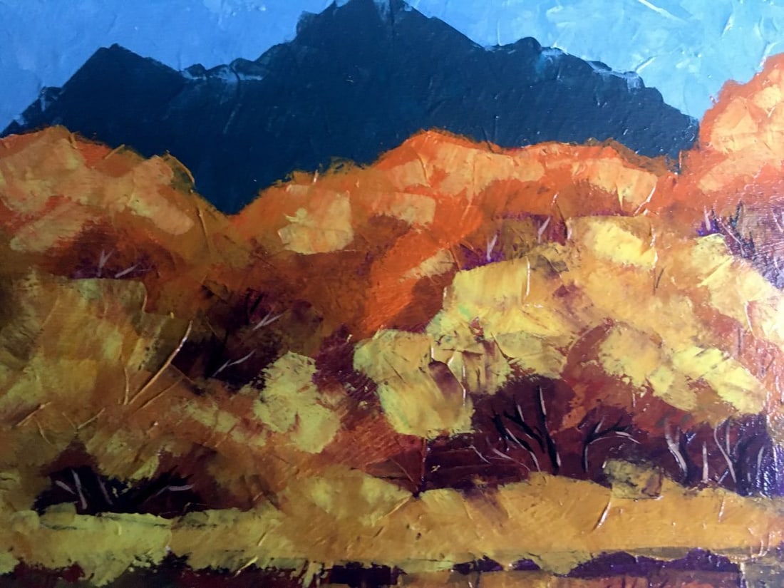 Oil painting Autumn mountains Zadorozhnya V. V. - 7