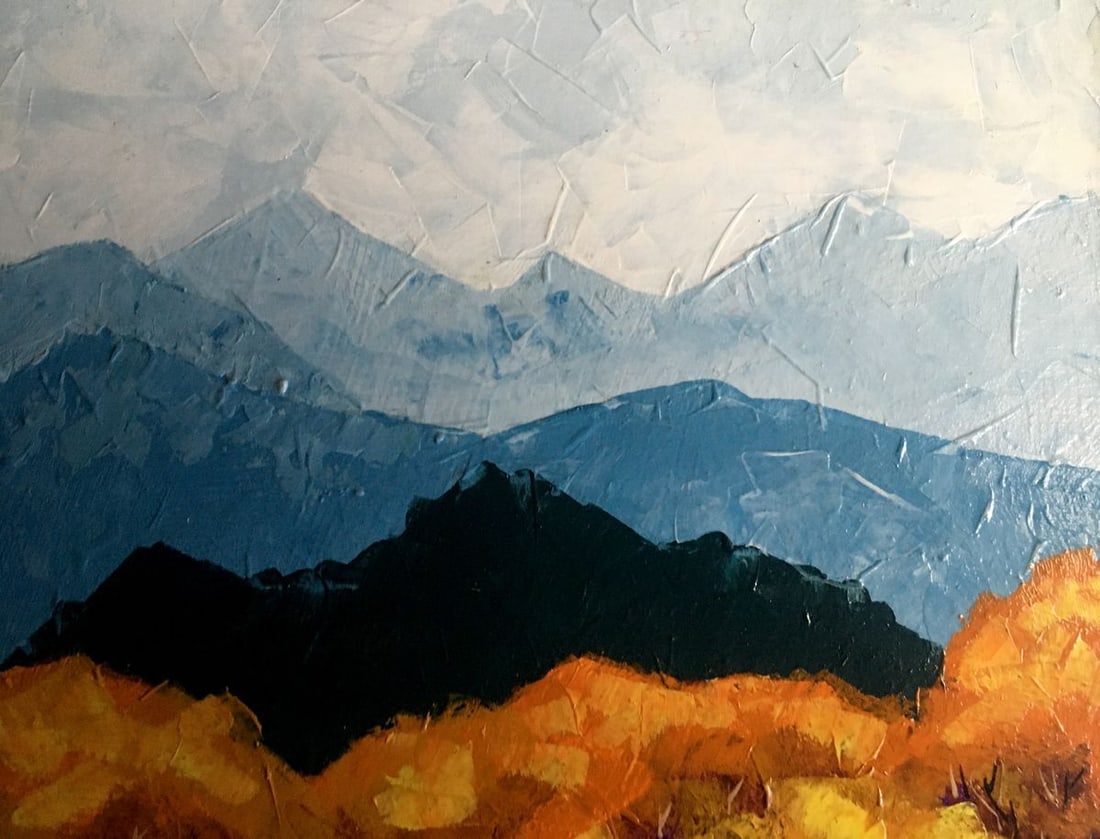 Oil painting Autumn mountains Zadorozhnya V. V. - 9