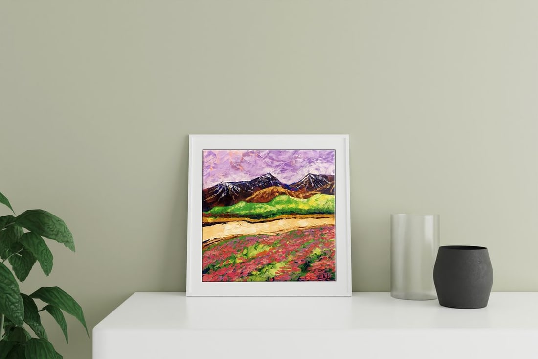 Oil painting In the mountains Zadorozhnya V. V. - 2