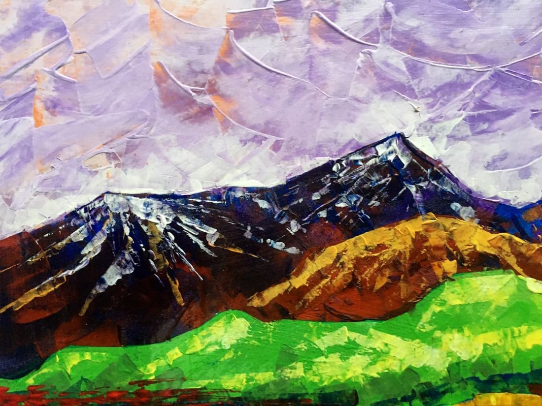 Oil painting In the mountains Zadorozhnya V. V. - 4
