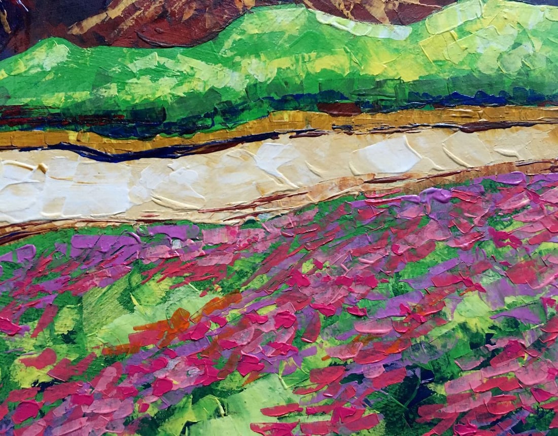 Oil painting In the mountains Zadorozhnya V. V. - 5