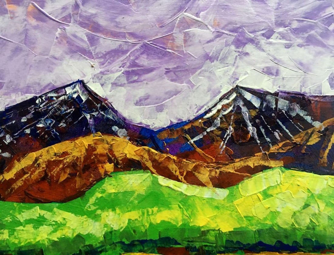 Oil painting In the mountains Zadorozhnya V. V. - 8
