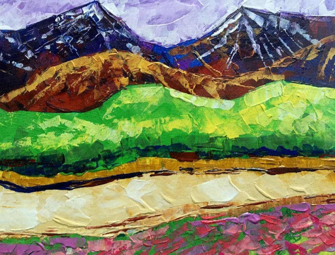 Oil painting In the mountains Zadorozhnya V. V. - 9
