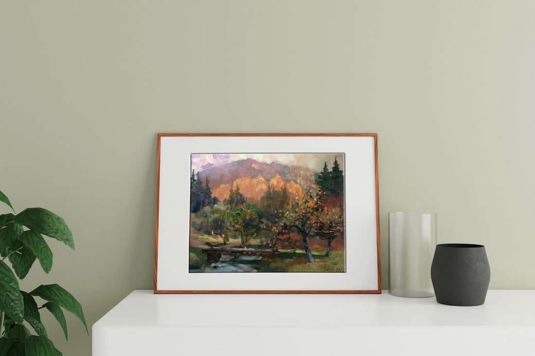 Oil painting Carpathian autumn Batrakov Vladimir Grigorievich - 2