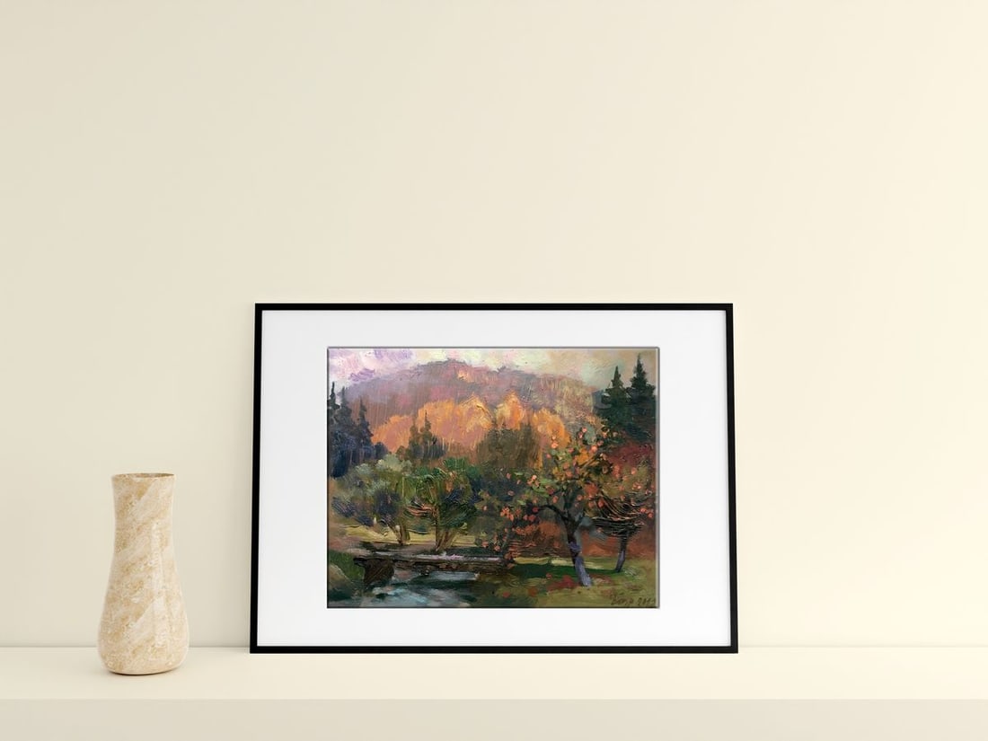 Oil painting Carpathian autumn Batrakov Vladimir Grigorievich - 3