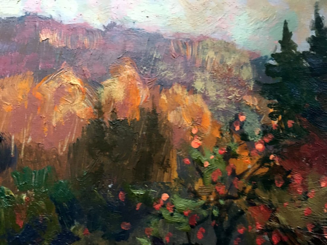 Oil painting Carpathian autumn Batrakov Vladimir Grigorievich - 5