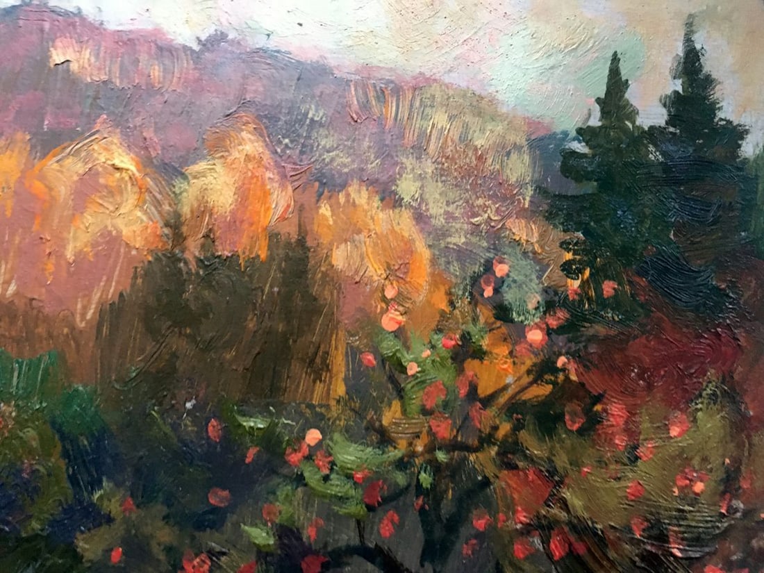Oil painting Carpathian autumn Batrakov Vladimir Grigorievich - 7