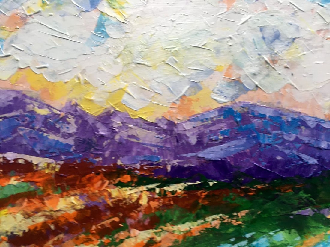 Oil painting Holidays in the mountains Zadorozhnya V. V. - 10