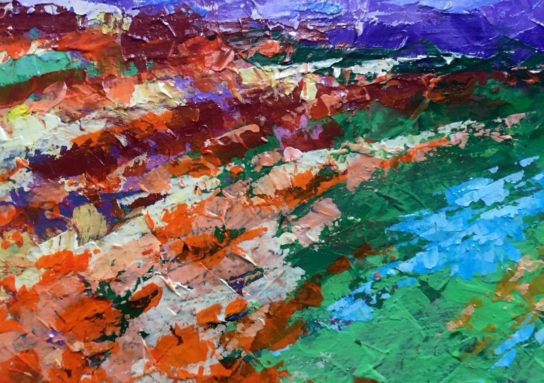 Oil painting Holidays in the mountains Zadorozhnya V. V. - 11