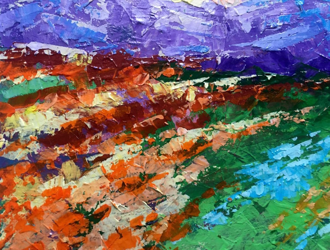 Oil painting Holidays in the mountains Zadorozhnya V. V. - 6