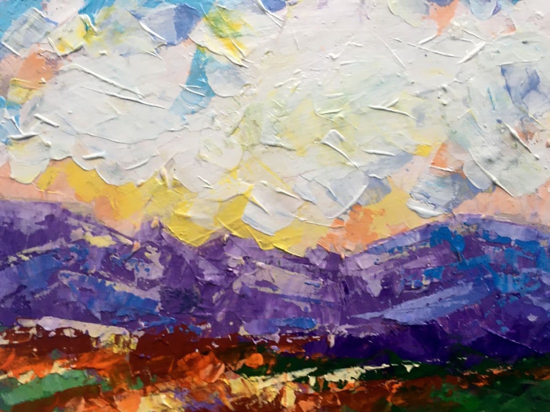 Oil painting Holidays in the mountains Zadorozhnya V. V. - 7