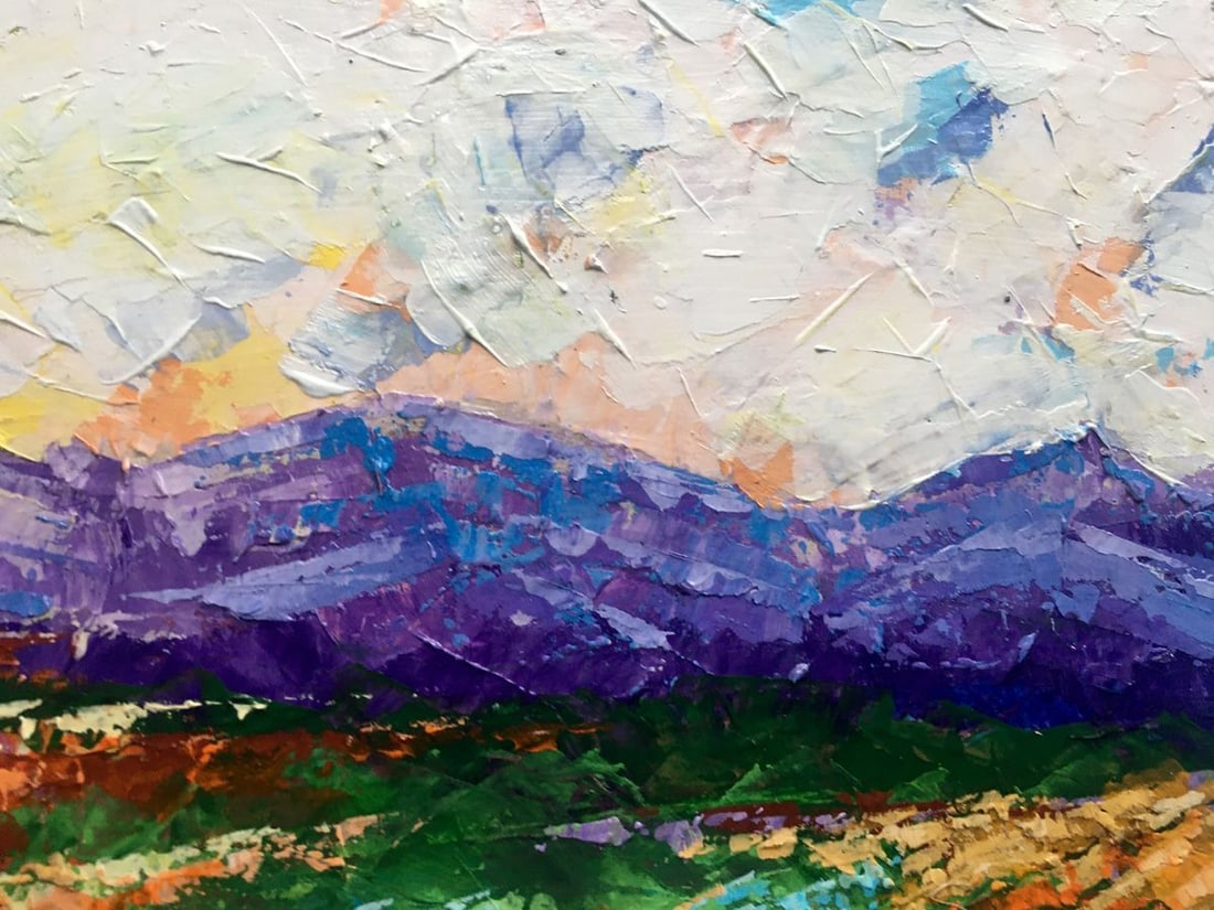 Oil painting Holidays in the mountains Zadorozhnya V. V. - 8