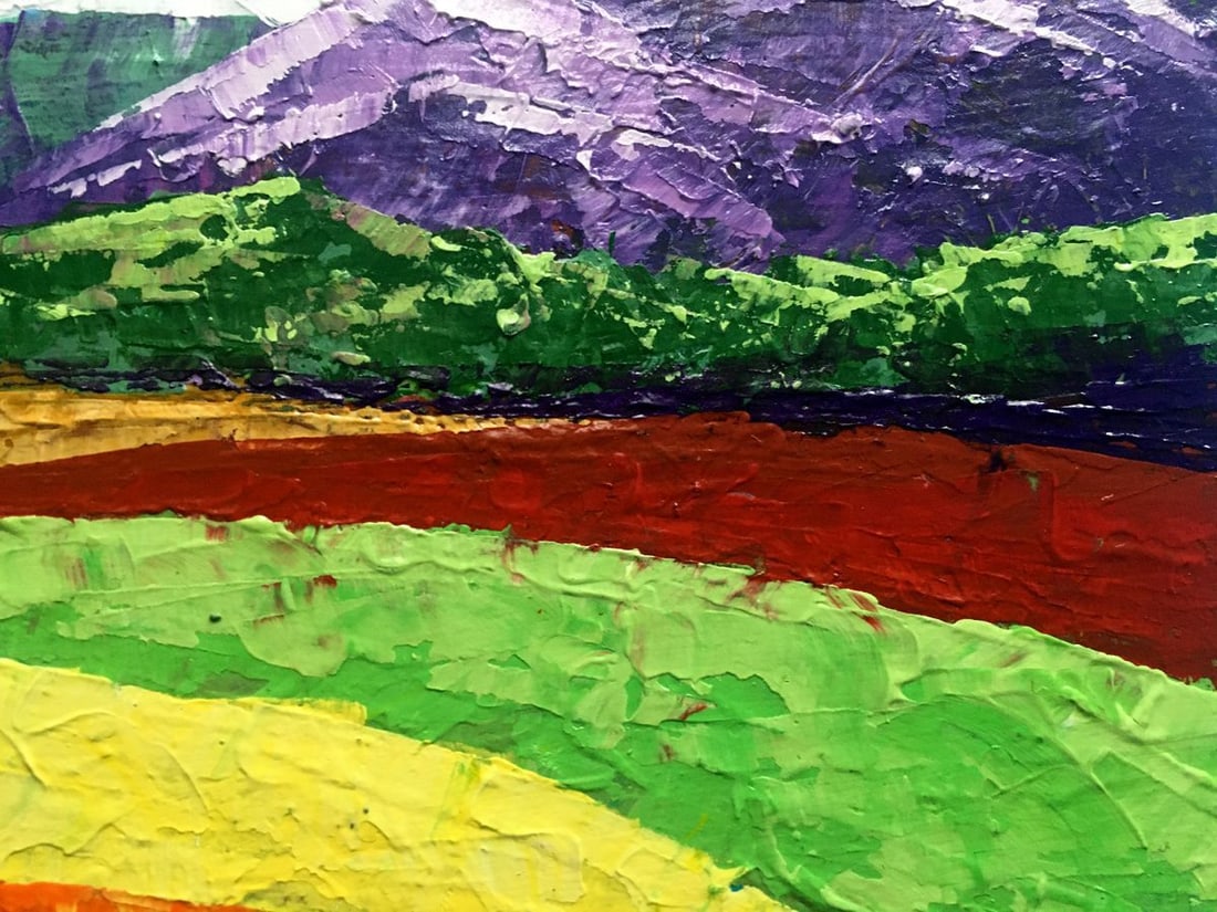 Oil painting Summer day in the mountains Zadorozhnya V. V. - 11