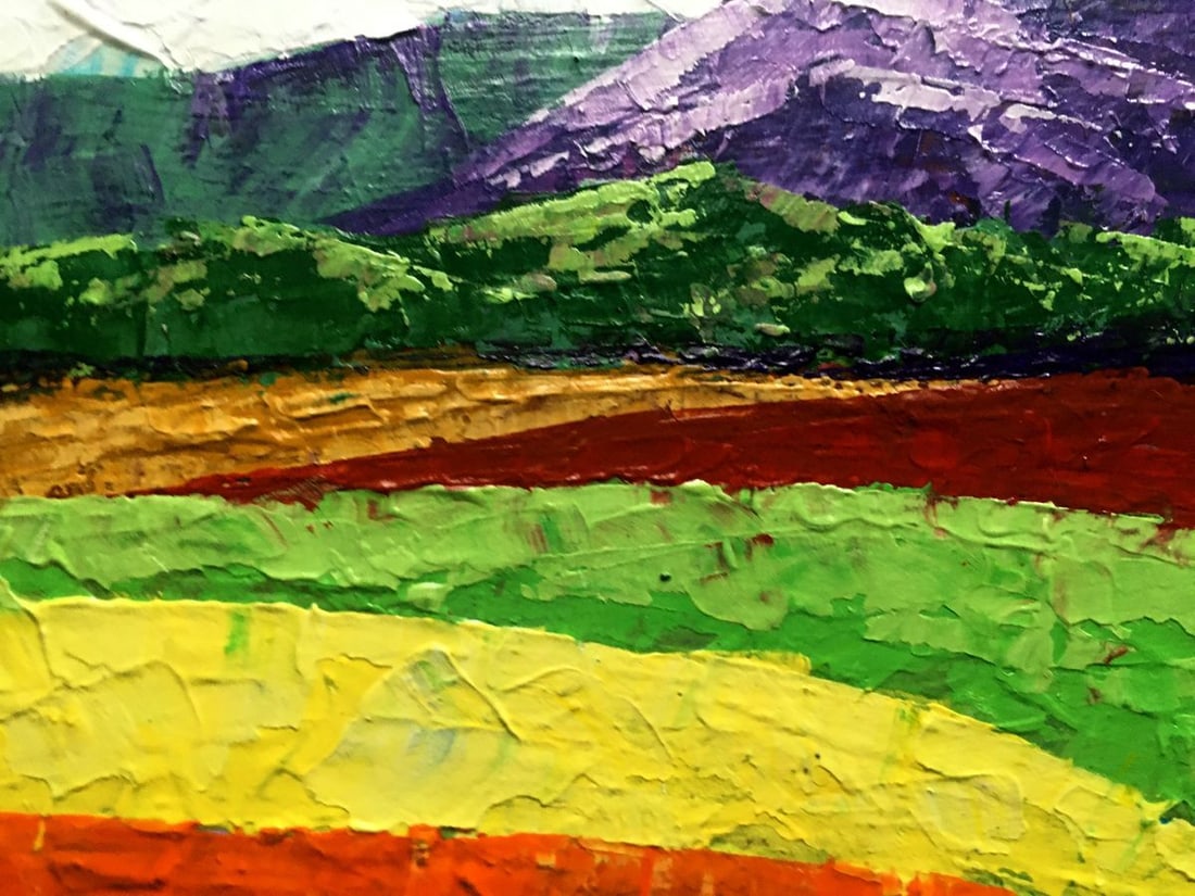 Oil painting Summer day in the mountains Zadorozhnya V. V. - 5