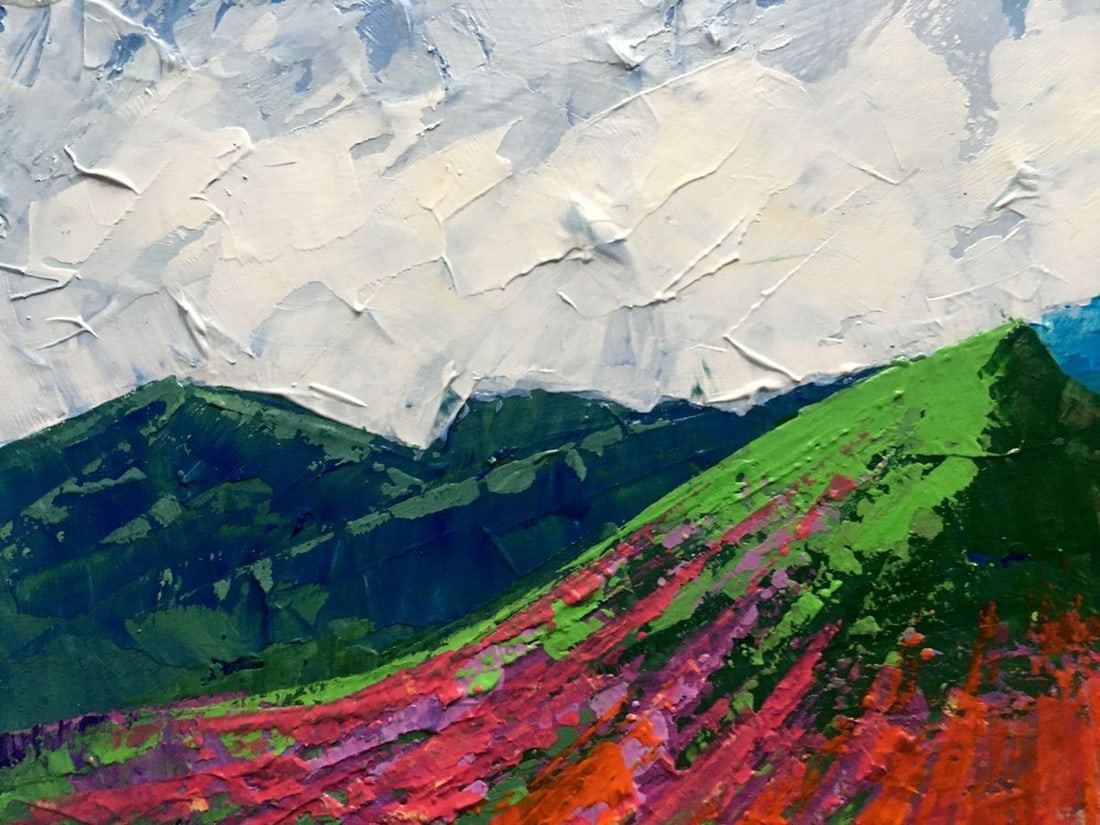 Oil painting Carpathians Zadorozhnya V. V. - 9