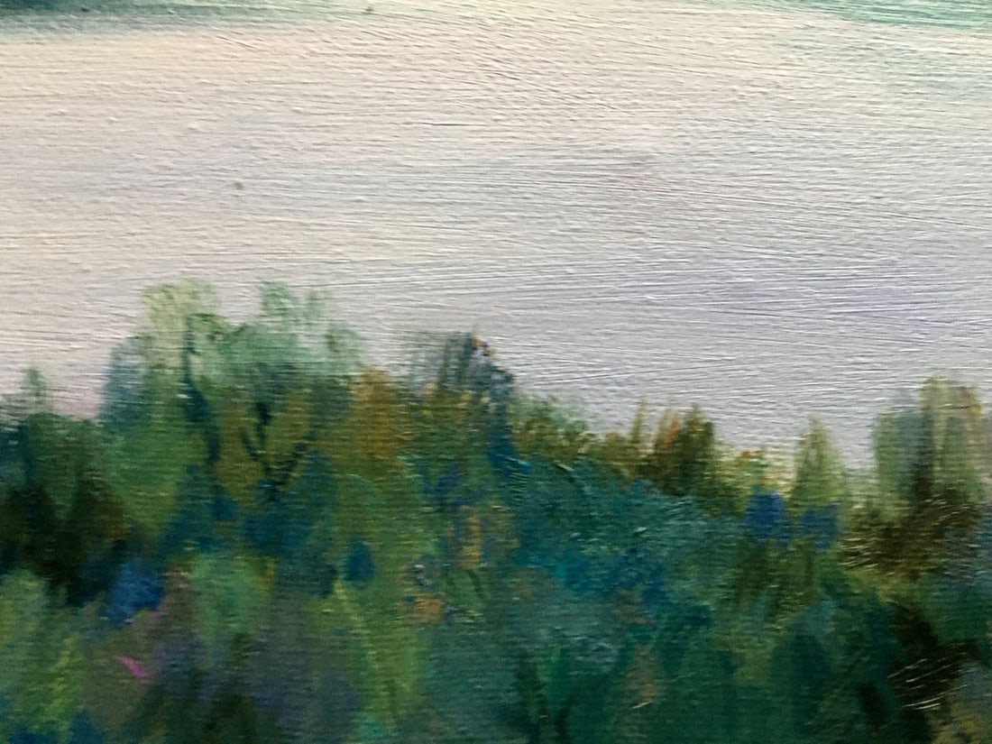Oil painting Sunset behind the mountains Serdyuk Boris Petrovich - 4