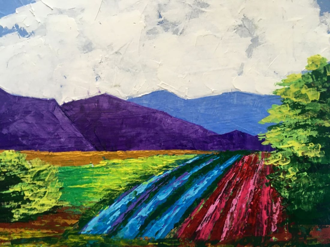 Oil painting Vineyards Zadorozhnya V. V. - 7