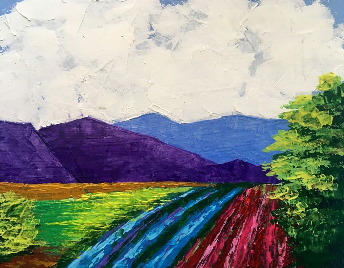 Oil painting Vineyards Zadorozhnya V. V. - 9
