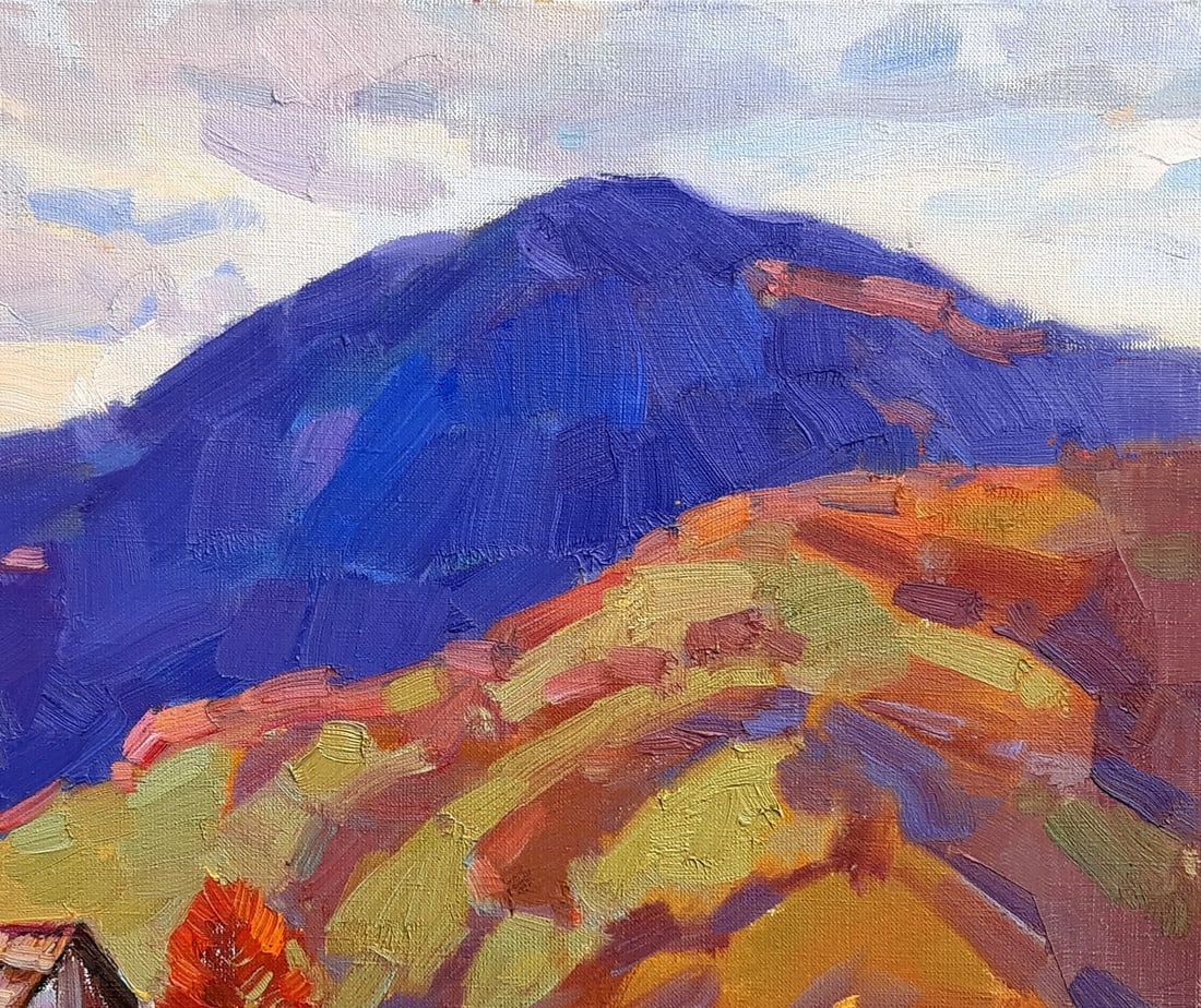 Oli painting Blue Mountain Tepeta Miacheslav - 3