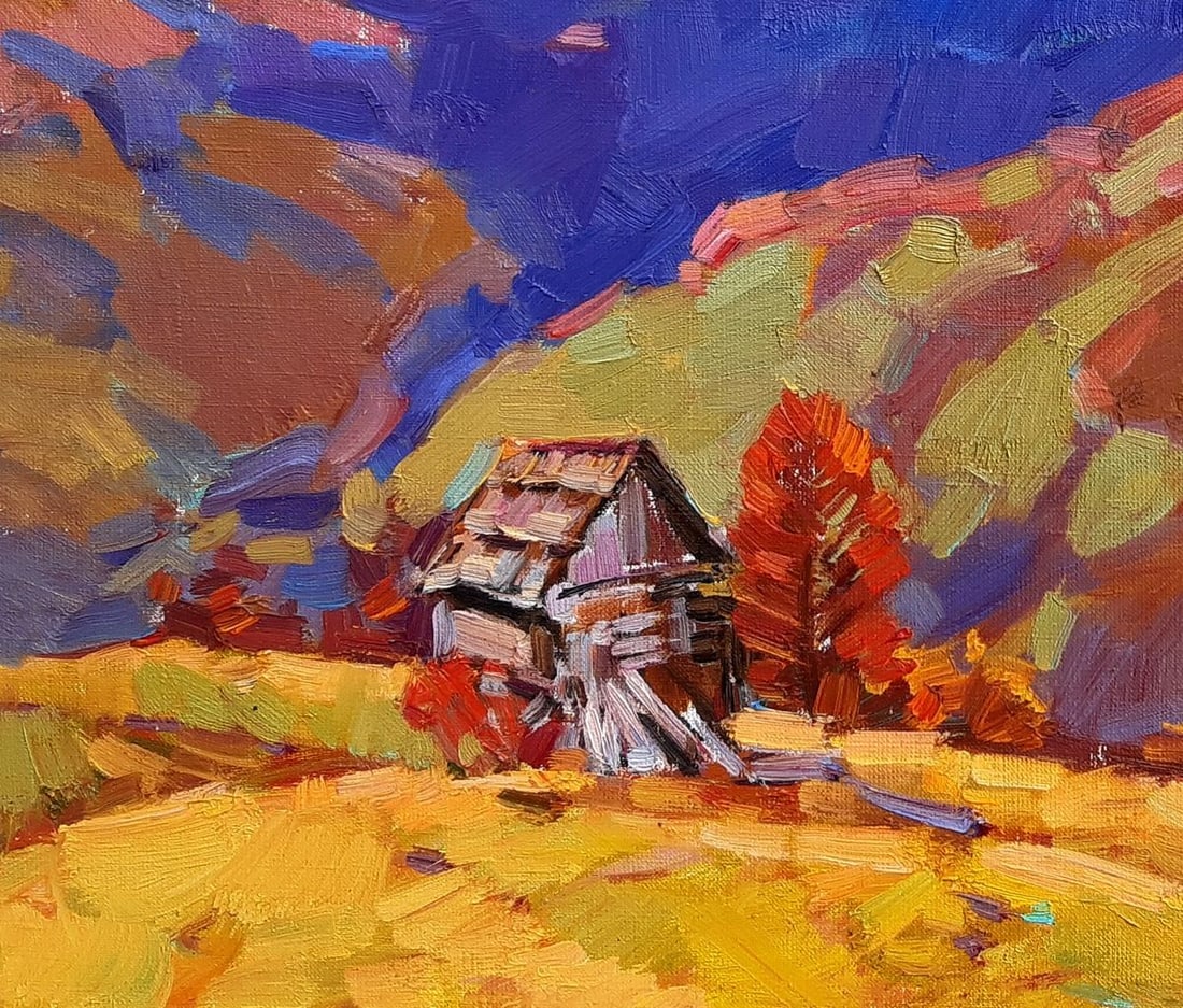 Oli painting Blue Mountain Tepeta Miacheslav - 4