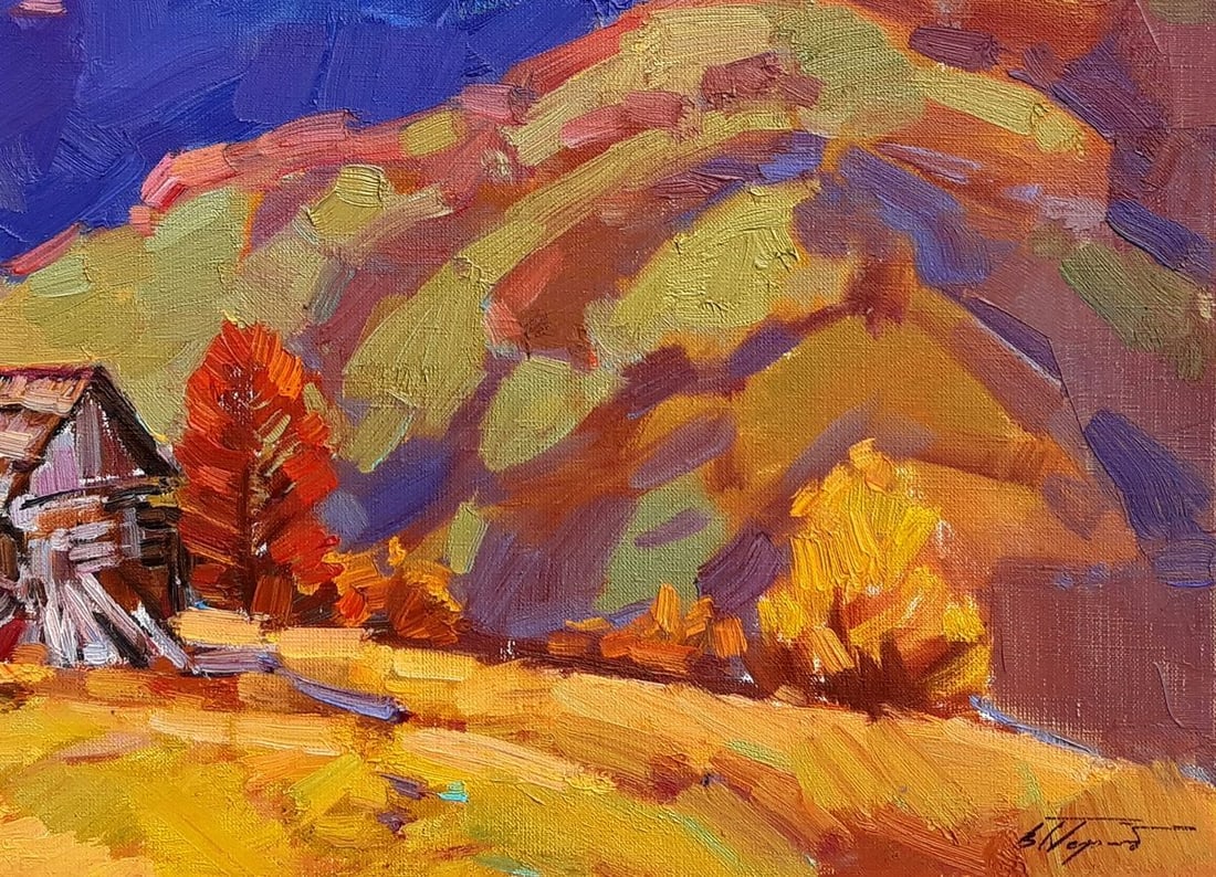 Oli painting Blue Mountain Tepeta Miacheslav - 5