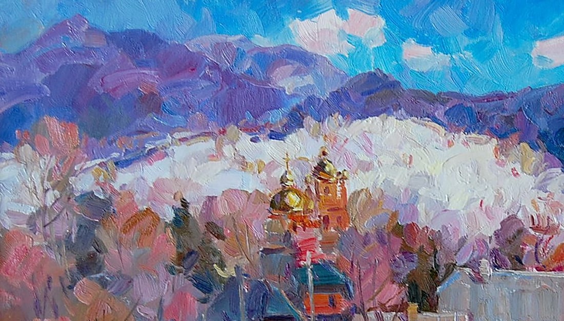Oil painting In Vorokhta Kotmin Dmitry - 2