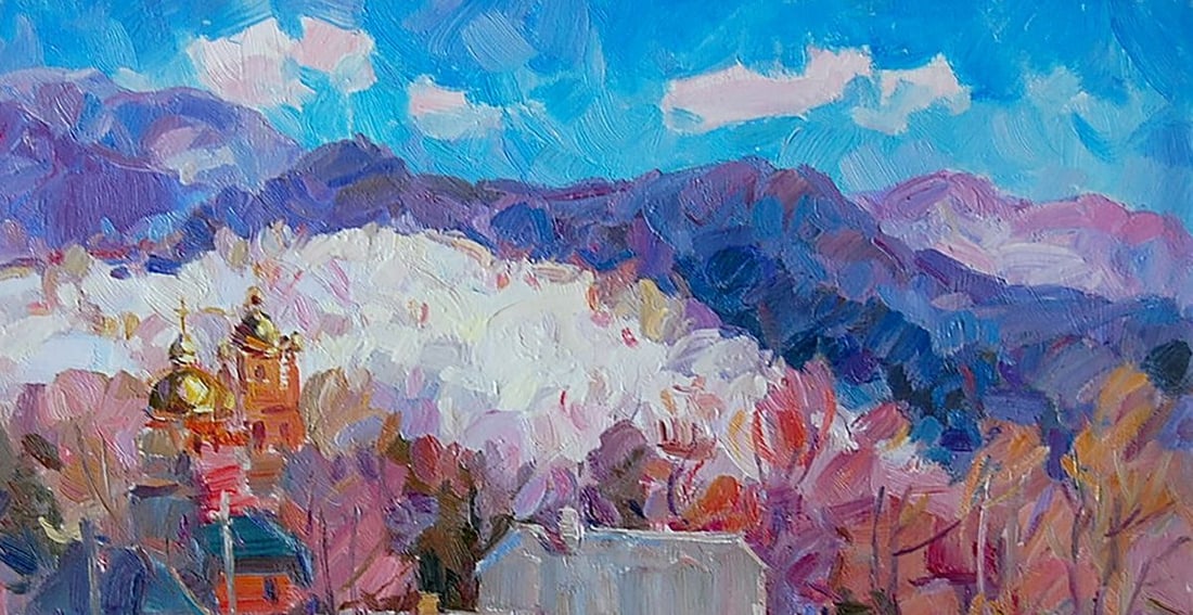 Oil painting In Vorokhta Kotmin Dmitry - 3