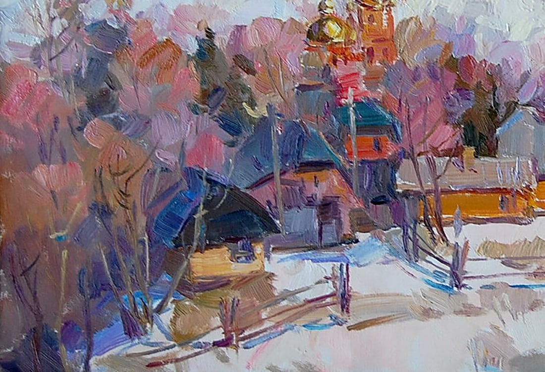 Oil painting In Vorokhta Kotmin Dmitry - 4