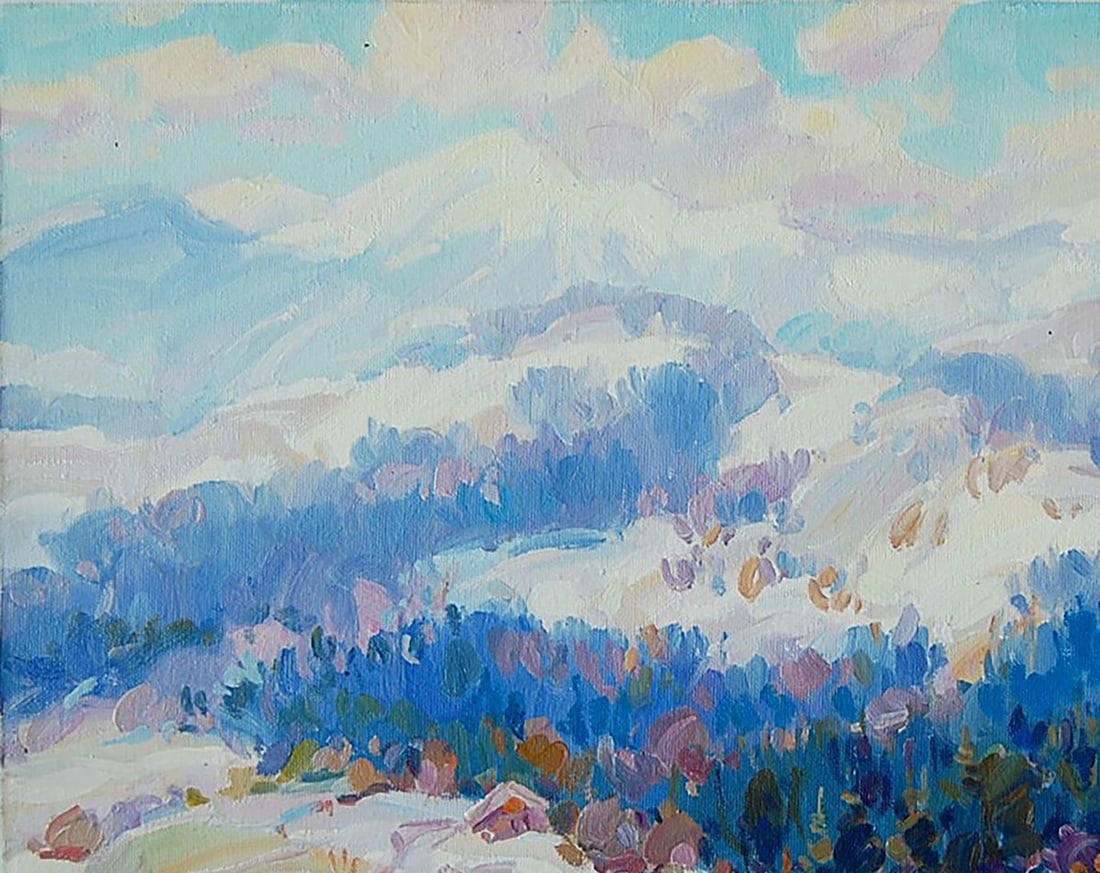 Oil painting Yablunytsky Pass Kotmin Dmitry - 2