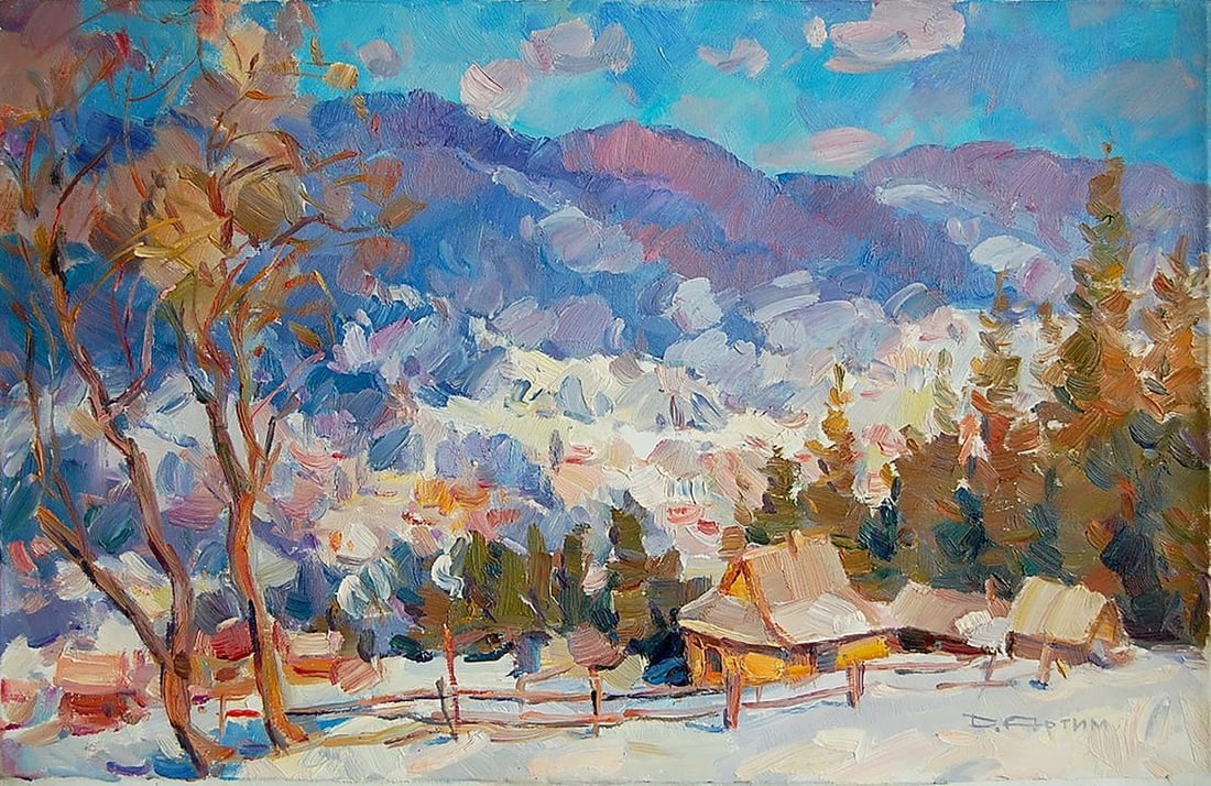 Oil painting Windy Kotmin Dmitry (1 of 6)