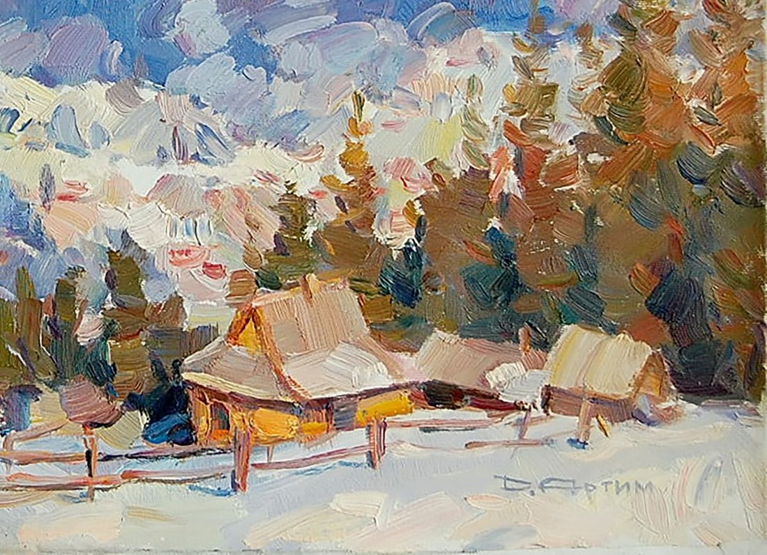 Oil painting Windy Kotmin Dmitry - 5