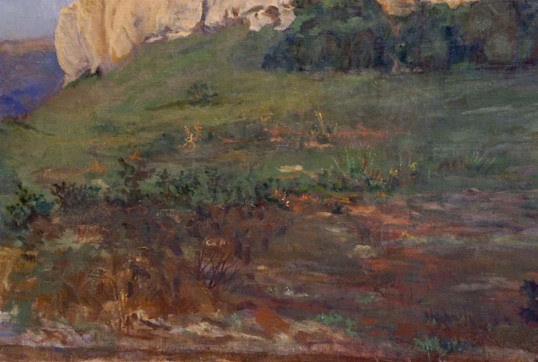 Oil painting On a hill Nagaevskaya Elena Varnavovna - 2