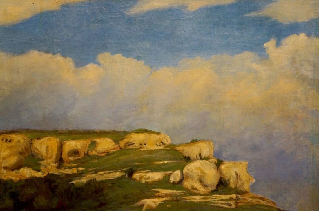 Oil painting On a hill Nagaevskaya Elena Varnavovna - 4