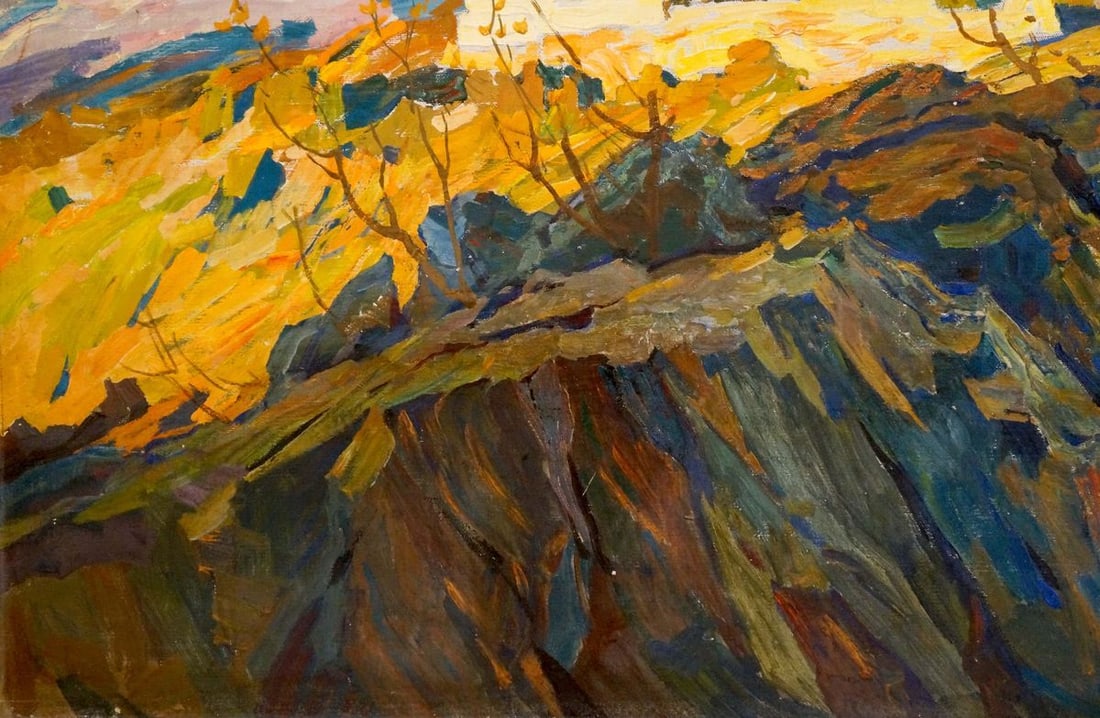 Oil painting January Prokhorov K. A. - 2