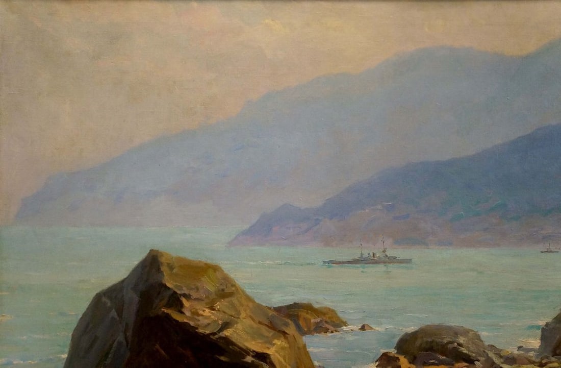 Oil painting Ships in the distance Sevets Victor Stepanovich - 3