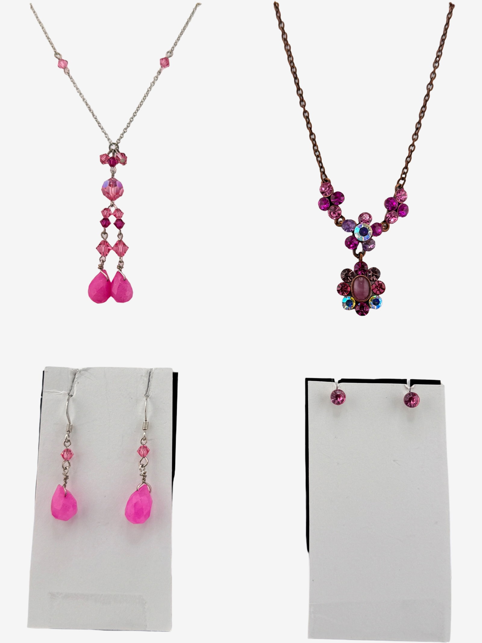 Two Sets of Decorative Necklaces and Earrings (1 of 1)