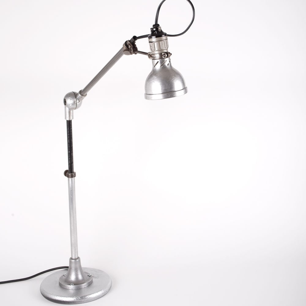 French industrial modernist task lamp Lumina mounted on a base - 3